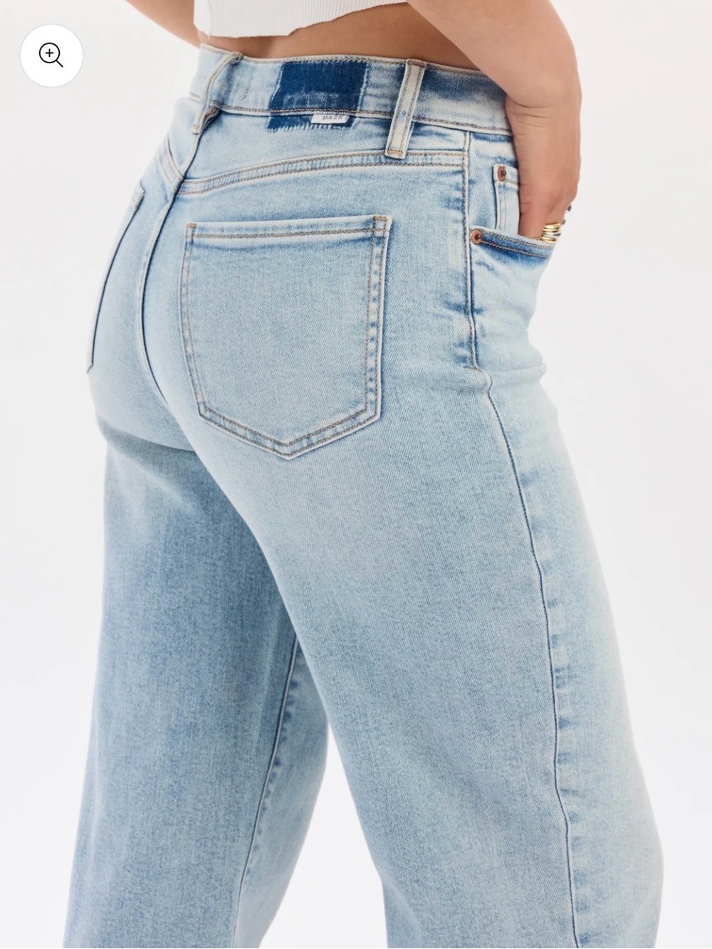 Daze Pleaser High-Rise Wide Ankle Women's Jeans in Miracle W25” Wide Leg Summer - Picture 3 of 13